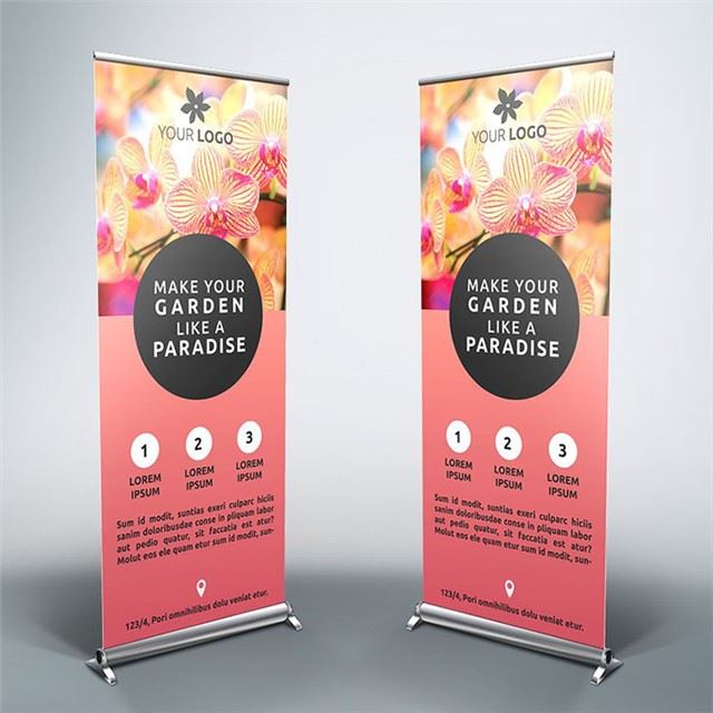 Latex Print Roll Up PET banner
